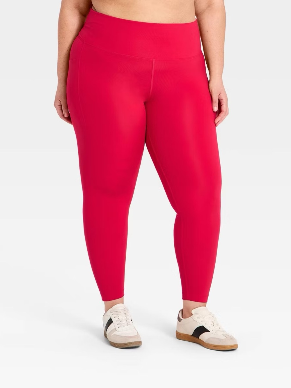 all in motion Red High-Rise 7/8 Leggings